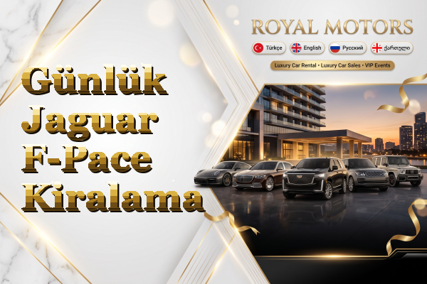 Günlük Jaguar F-Pace Kiralama