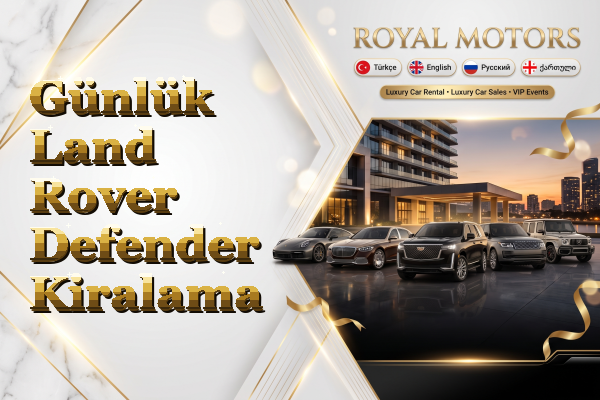 Günlük Land Rover Defender Kiralama