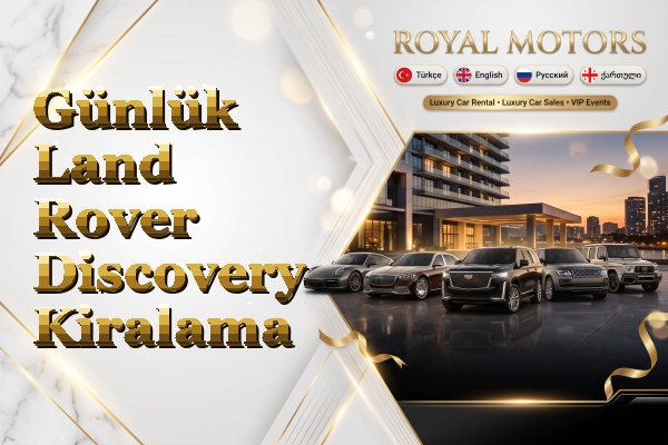 Günlük Land Rover Discovery Kiralama