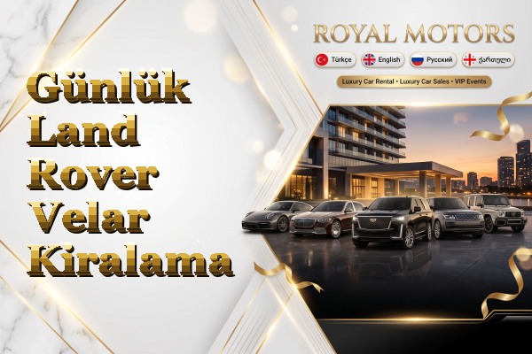 Günlük Land Rover Velar Kiralama