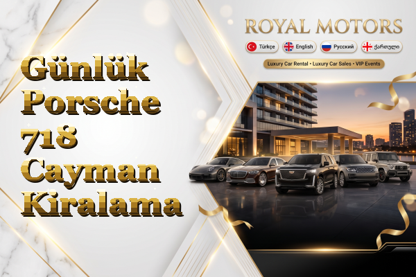 Günlük Porsche 718 Cayman Kiralama