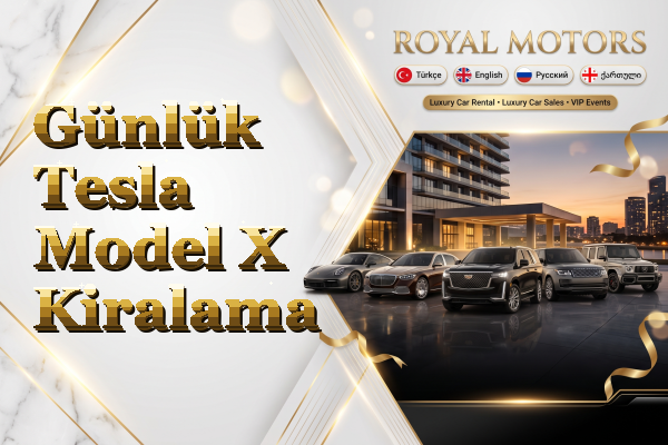 Günlük Tesla Model X Kiralama