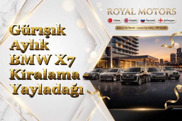 Gürışık Aylık BMW X7 Kiralama - Yayladağı