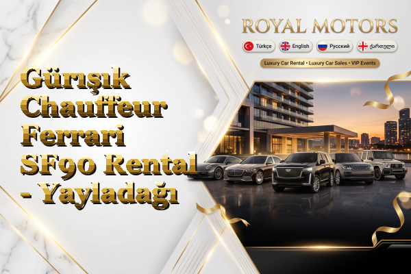 Gürışık Chauffeur Ferrari SF90 Rental - Yayladağı