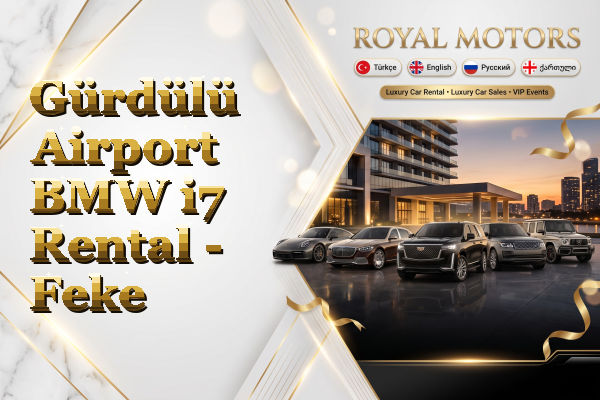 Gürdülü Airport BMW i7 Rental - Feke