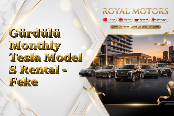 Gürdülü Monthly Tesla Model S Rental - Feke