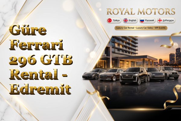 Güre Ferrari 296 GTB Rental - Edremit