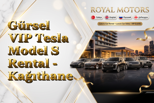 Gürsel VIP Tesla Model S Rental - Kağıthane