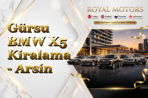 Gürsu BMW X5 Kiralama - Arsin