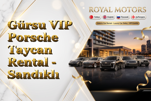Gürsu VIP Porsche Taycan Rental - Sandıklı