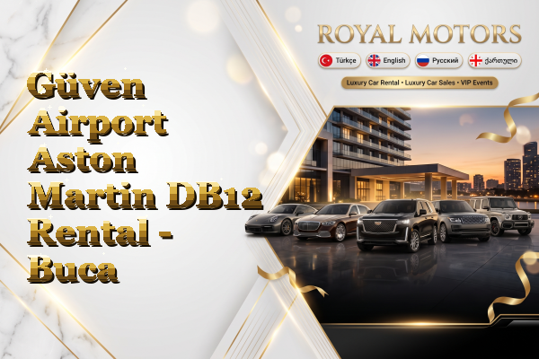 Güven Airport Aston Martin DB12 Rental - Buca