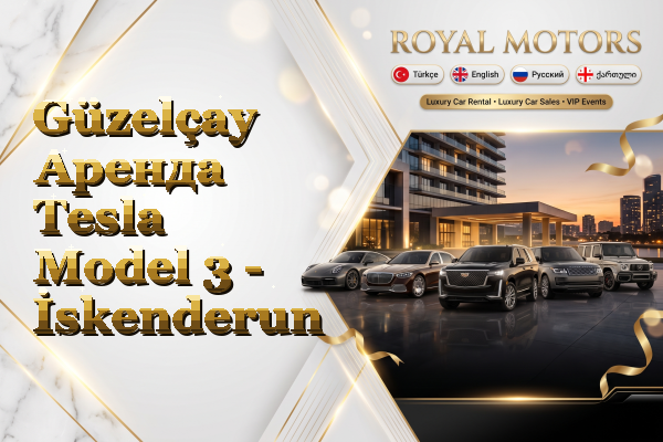 Güzelçay Аренда Tesla Model 3 - İskenderun