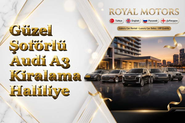 Güzel Şoförlü Audi A3 Kiralama - Haliliye