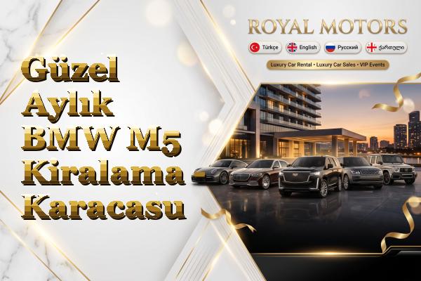 Güzel Aylık BMW M5 Kiralama - Karacasu
