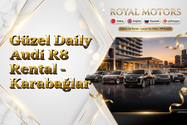 Güzel Daily Audi R8 Rental - Karabağlar