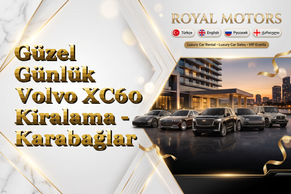 Güzel Günlük Volvo XC60 Kiralama - Karabağlar