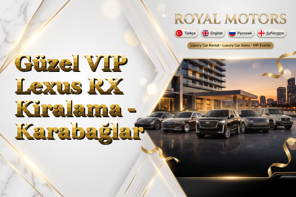 Güzel VIP Lexus RX Kiralama - Karabağlar