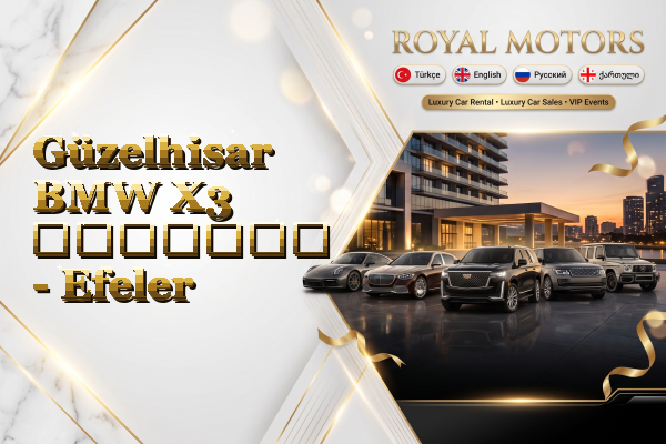 Güzelhisar BMW X3 გაყიდვა - Efeler
