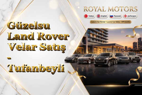 Güzelsu Land Rover Velar Satış - Tufanbeyli