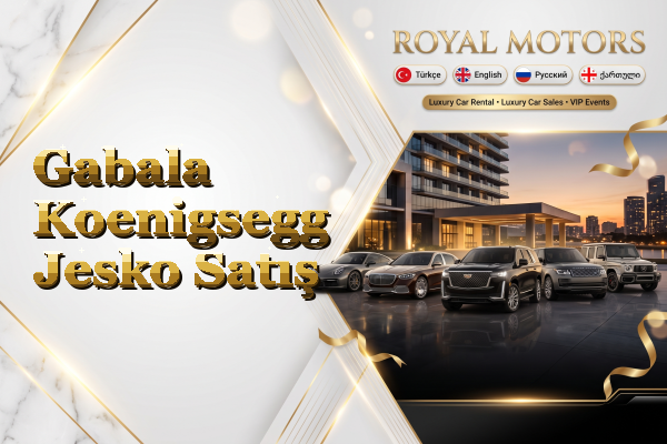 Gabala Koenigsegg Jesko Satış