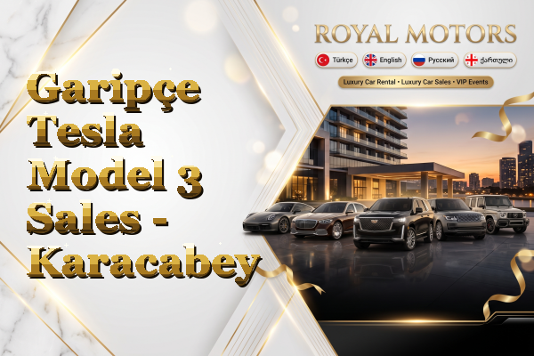 Garipçe Tesla Model 3 Sales - Karacabey