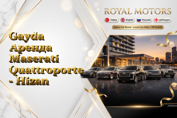 Gayda Аренда Maserati Quattroporte - Hizan