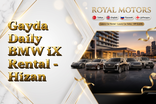 Gayda Daily BMW iX Rental - Hizan