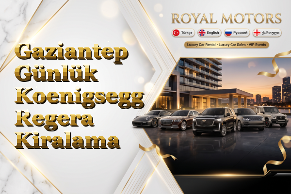 Gaziantep Günlük Koenigsegg Regera Kiralama