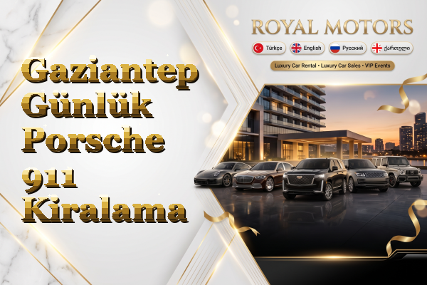 Gaziantep Günlük Porsche 911 Kiralama