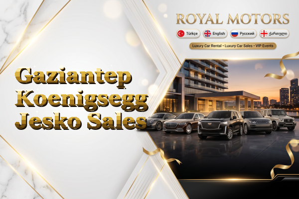 Gaziantep Koenigsegg Jesko Sales