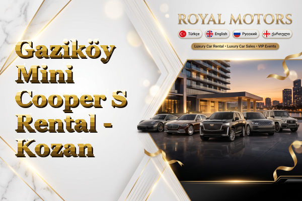 Gaziköy Mini Cooper S Rental - Kozan