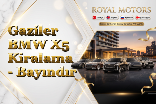 Gaziler BMW X5 Kiralama - Bayındır