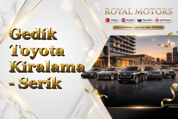 Gedik Toyota Kiralama - Serik