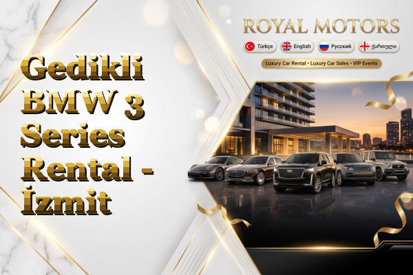 Gedikli BMW 3 Series Rental - İzmit