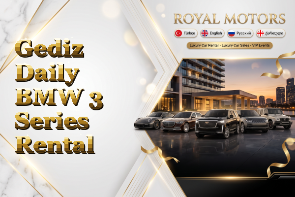 Gediz Daily BMW 3 Series Rental