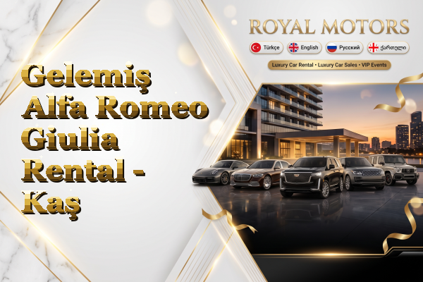 Gelemiş Alfa Romeo Giulia Rental - Kaş