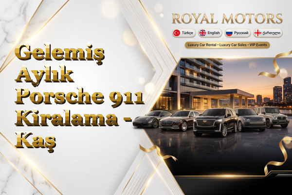 Gelemiş Aylık Porsche 911 Kiralama - Kaş