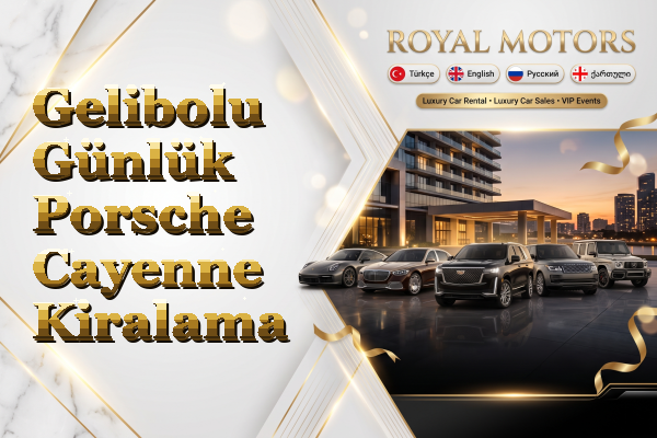 Gelibolu Günlük Porsche Cayenne Kiralama