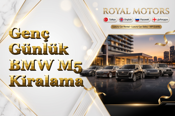 Genç Günlük BMW M5 Kiralama