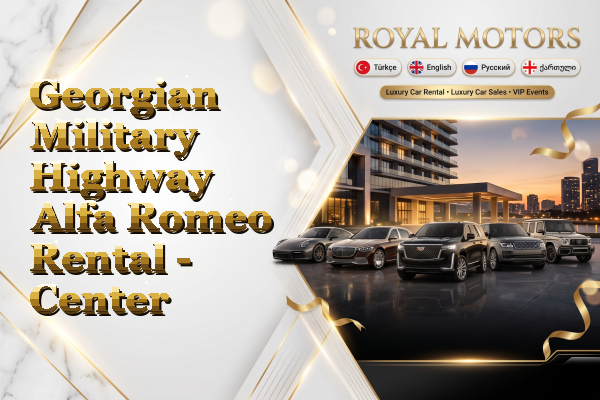 Georgian Military Highway Alfa Romeo Rental - Center