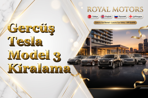 Gercüş Tesla Model 3 Kiralama