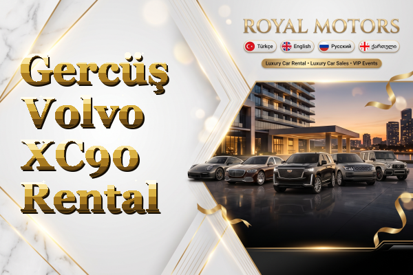 Gercüş Volvo XC90 Rental