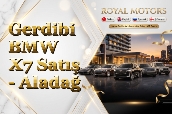 Gerdibi BMW X7 Satış - Aladağ
