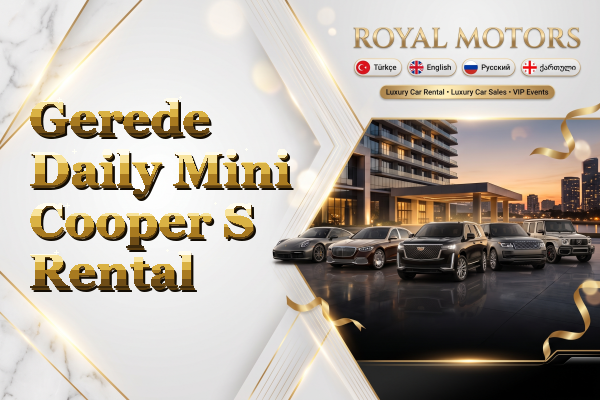 Gerede Daily Mini Cooper S Rental