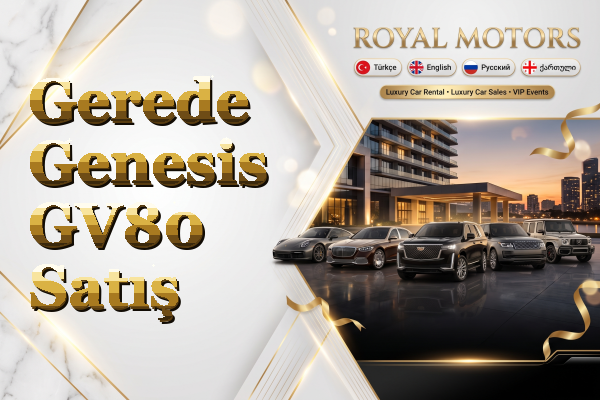 Gerede Genesis GV80 Satış
