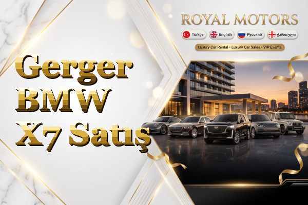 Gerger BMW X7 Satış