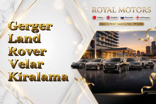Gerger Land Rover Velar Kiralama