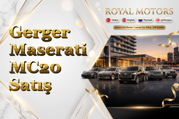 Gerger Maserati MC20 Satış