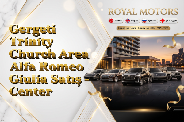 Gergeti Trinity Church Area Alfa Romeo Giulia Satış - Center