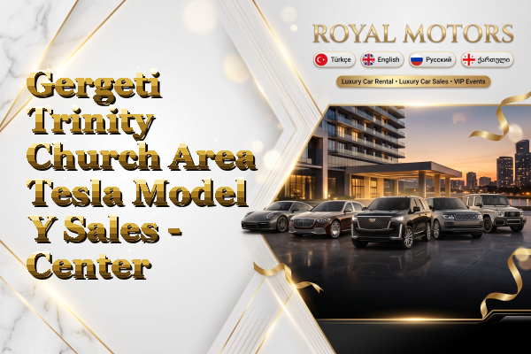 Gergeti Trinity Church Area Tesla Model Y Sales - Center